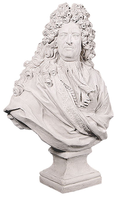 Louis XIV Bust Roman Stone Finish